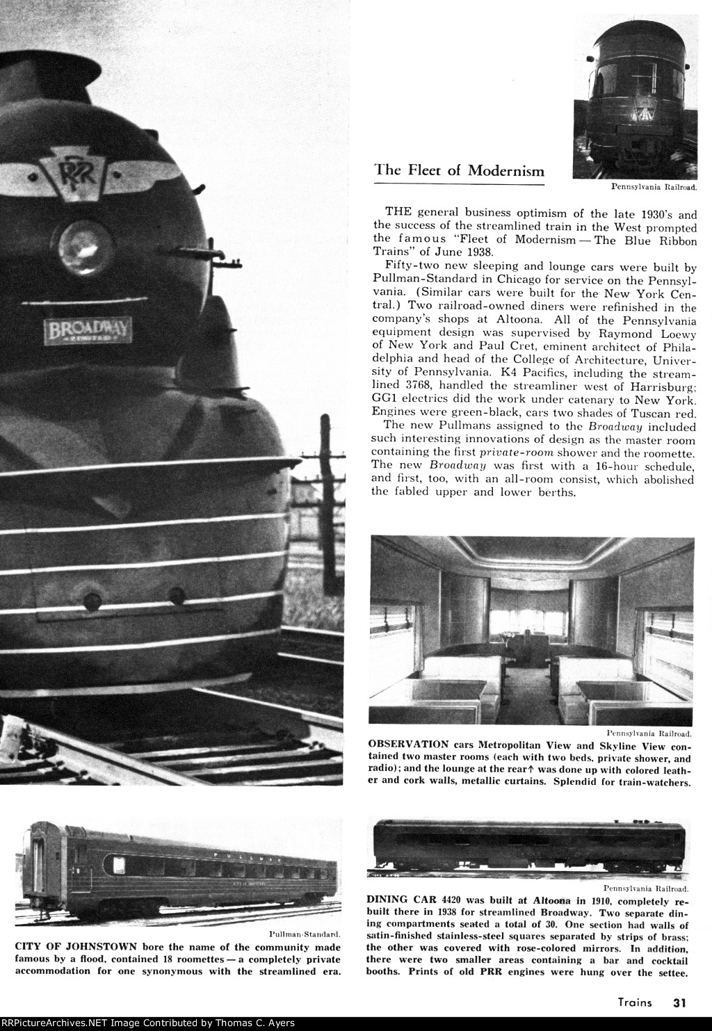 "The Broadway Limited," Page 31, 1962